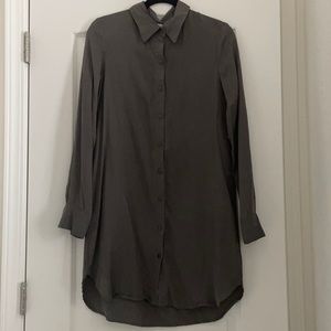 WayF Nordstrom Olive Green button up Dress